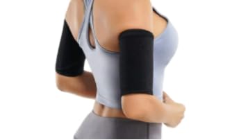 Arm Trimmers for Women Sauna Sweat Arm Shaper Bands, 2 Pieces