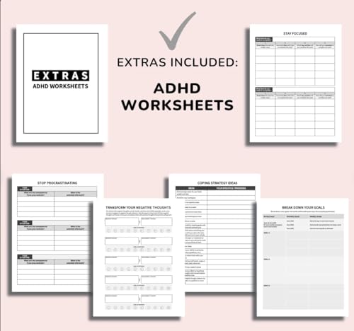 My Brain Has Too Many Tabs Open Planner 2025 Funny Daily Planner for ADHD Adults