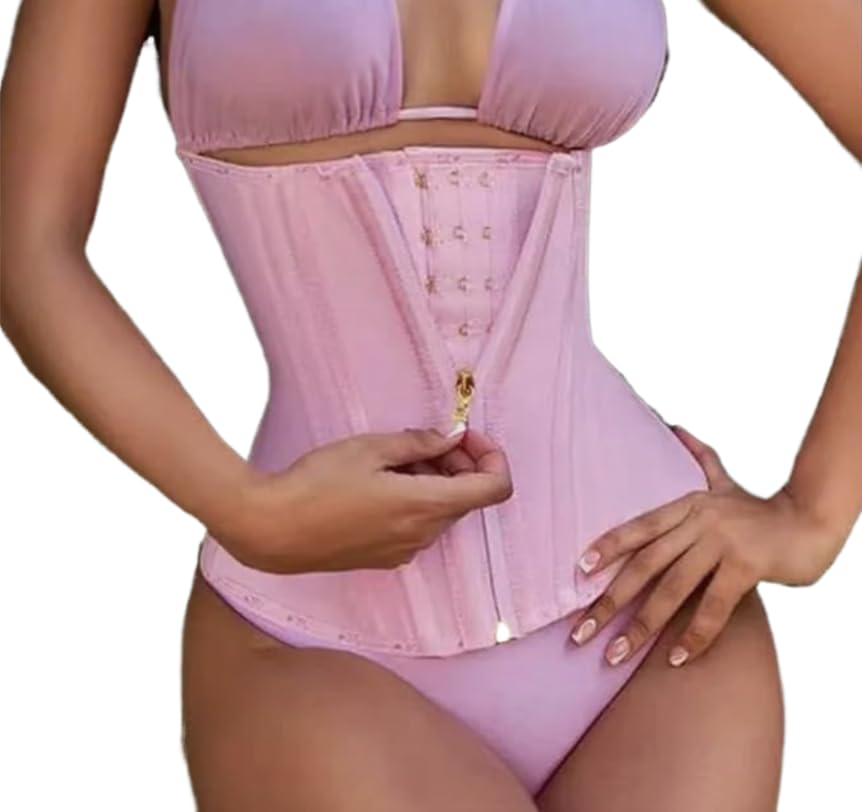 Tummy Control Zipper Vest: Women's Plus Size Faja Waist Trainer Corset, Body Shaper, Cincher, Shapewear Slimming Belt