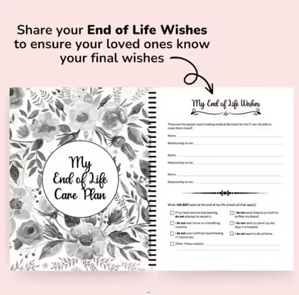 F*ck I'm Dead, Now What? Book End of Life Planner & Journal- Important Document Organizer, for Possessions, Guided Final Arrangements, When I'm Gone Workbook, Notebook for Possessions, Business Affairs, and Final Wishes (Black)