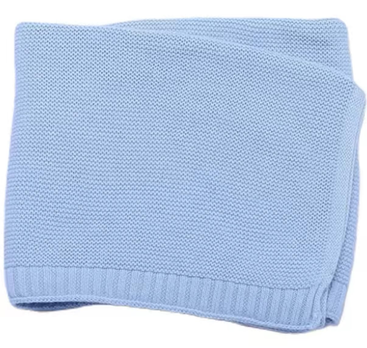 Abigail&bleu Personalized Name Baby Knitted Blanket, 100% Cotton, 40 x 31 inches, Skin-Friendly, Warm Newborn Wrap for Winter
