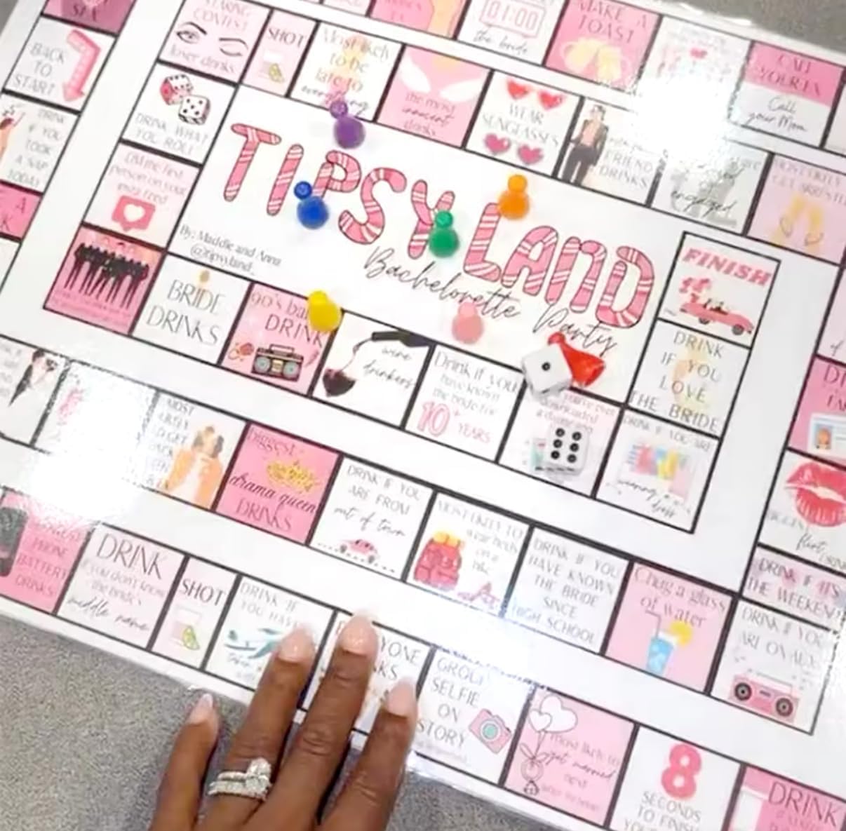 TipsyLand Adult Drinking Game - Party Fun!