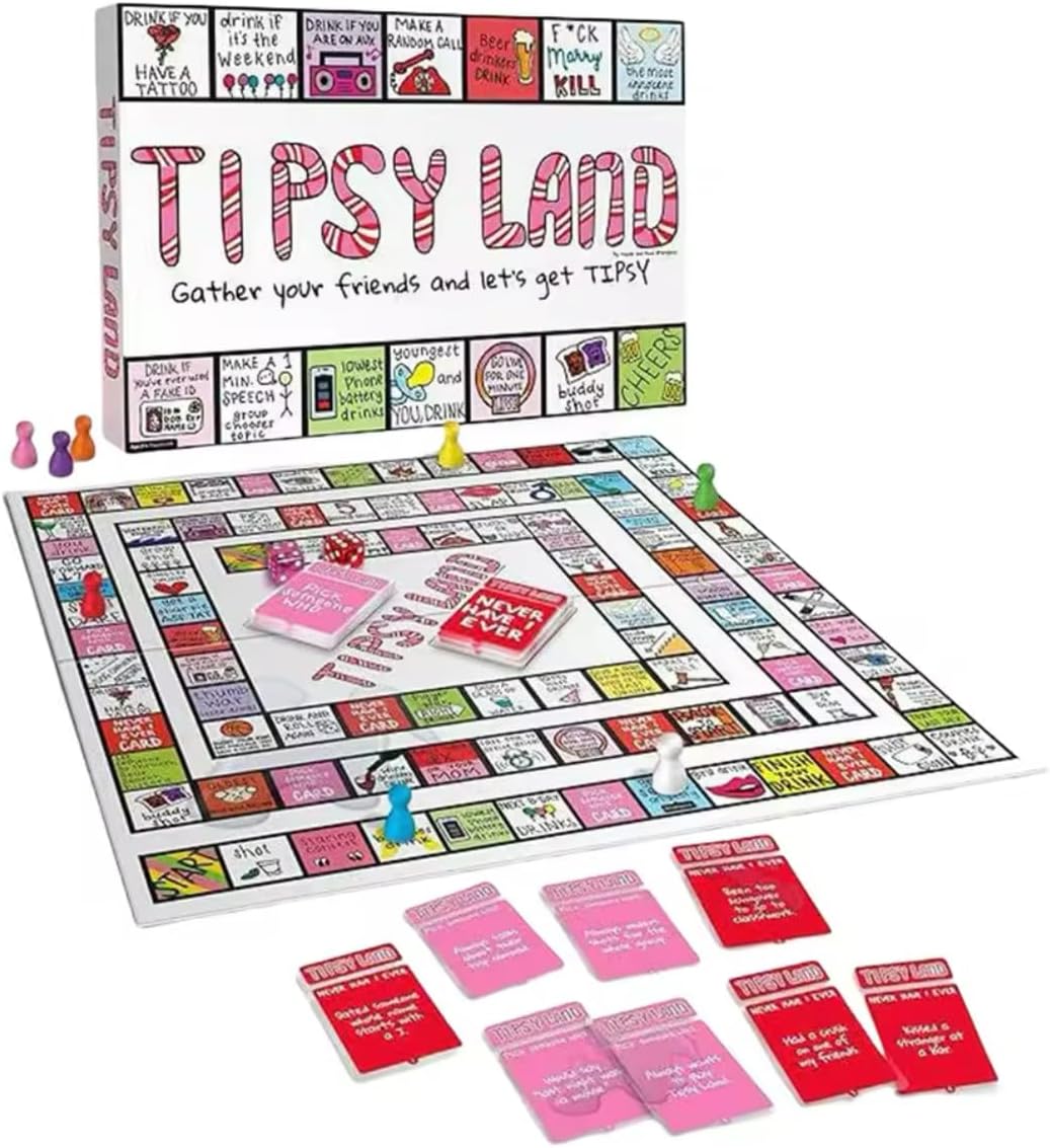 TipsyLand Adult Drinking Game - Party Fun!